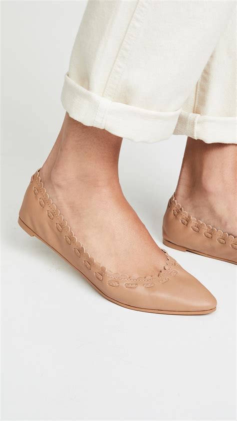 see by chloe ballerina flats|Shop See by Chloé Jane Leather Ballet Flats .